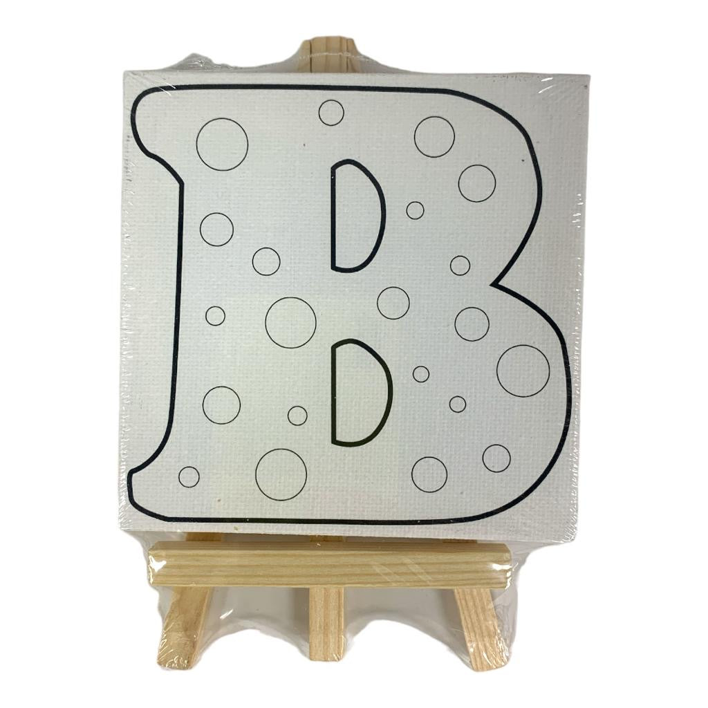 English Alphabet Printed Canvas 10 x 10 cm 27 pcs Set || مجموعة لوحات رسم كانفاس احرف انجليزية ١٠*١٠ سم ٢٧ حبة