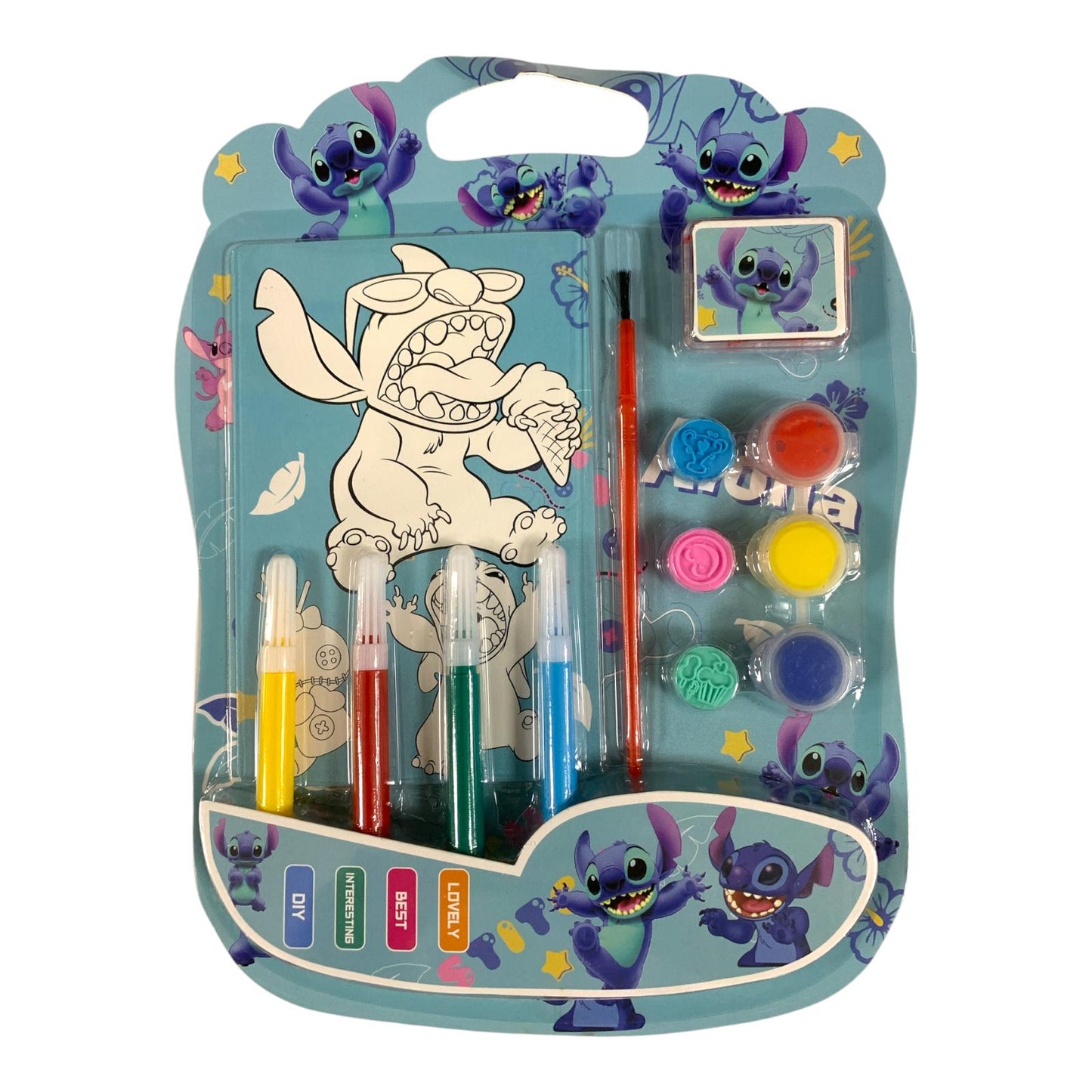 Stitch Coloring Set || مجموعة تلوين ستيتش