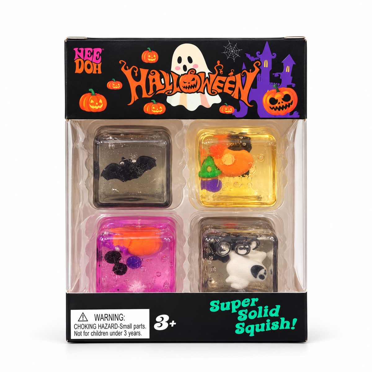 NeeDoh Halloween 4 Pack Mini || ني دوو هالووين 4 قطع ميني