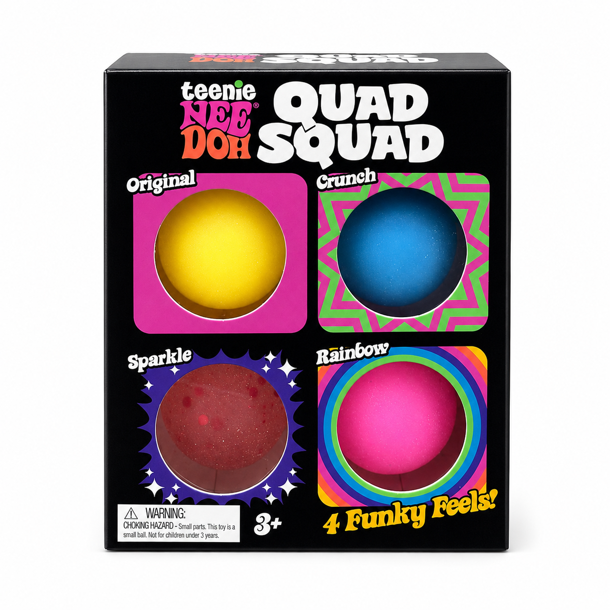 Needoh Teenie Quad Squad 4 Colors || نيدو كرات 4 لون حجم صغير