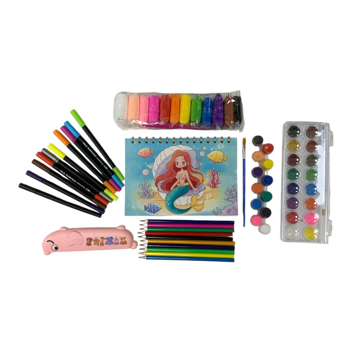 Mermaid Coloring Backpack || جنطة التلوين حورية البحر