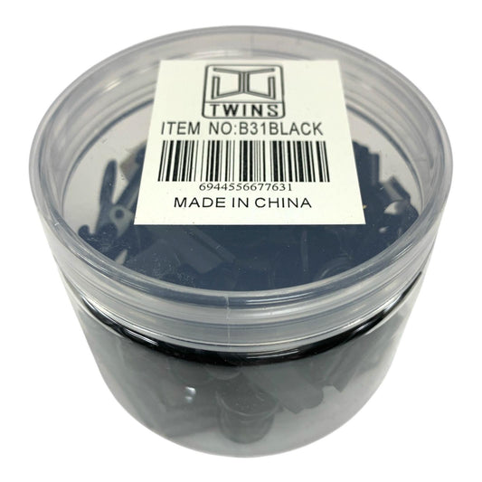 A&T Paper Clips 31 ml Black || مشبك ورق اي اند تي اسود ٣١ مل