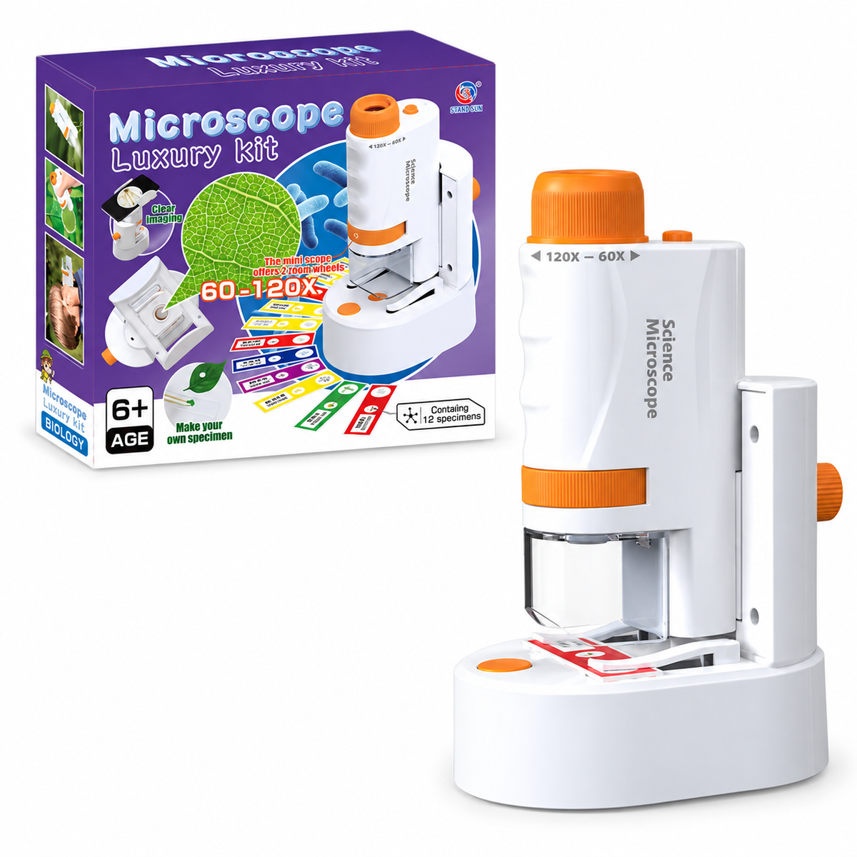 Microscope Luxury Model Scientific Toy Set || لعبة علمية مجموعة المجهر ميكروسكوب