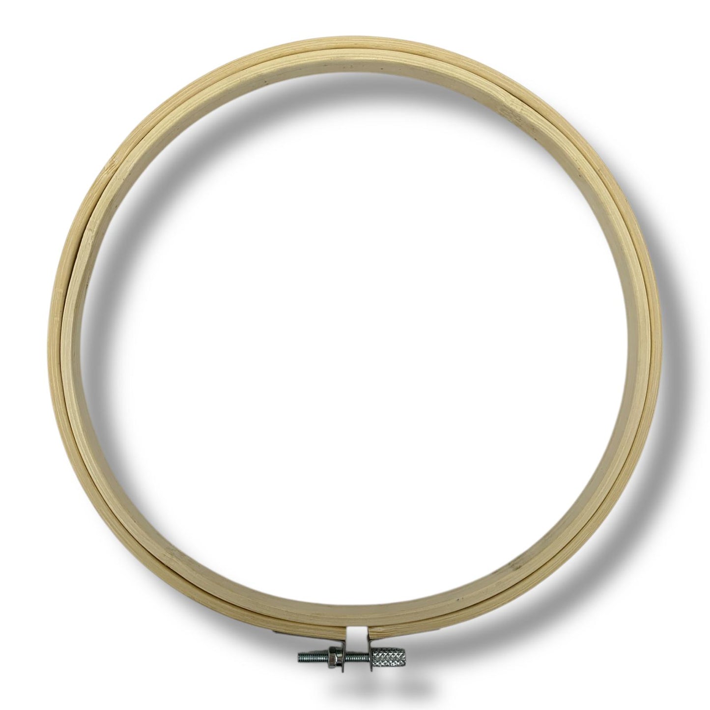 Wooden Embroidery Hoop with Metal Screw 20 cm || طارة خشب للاشغال اليدوية 20 سم