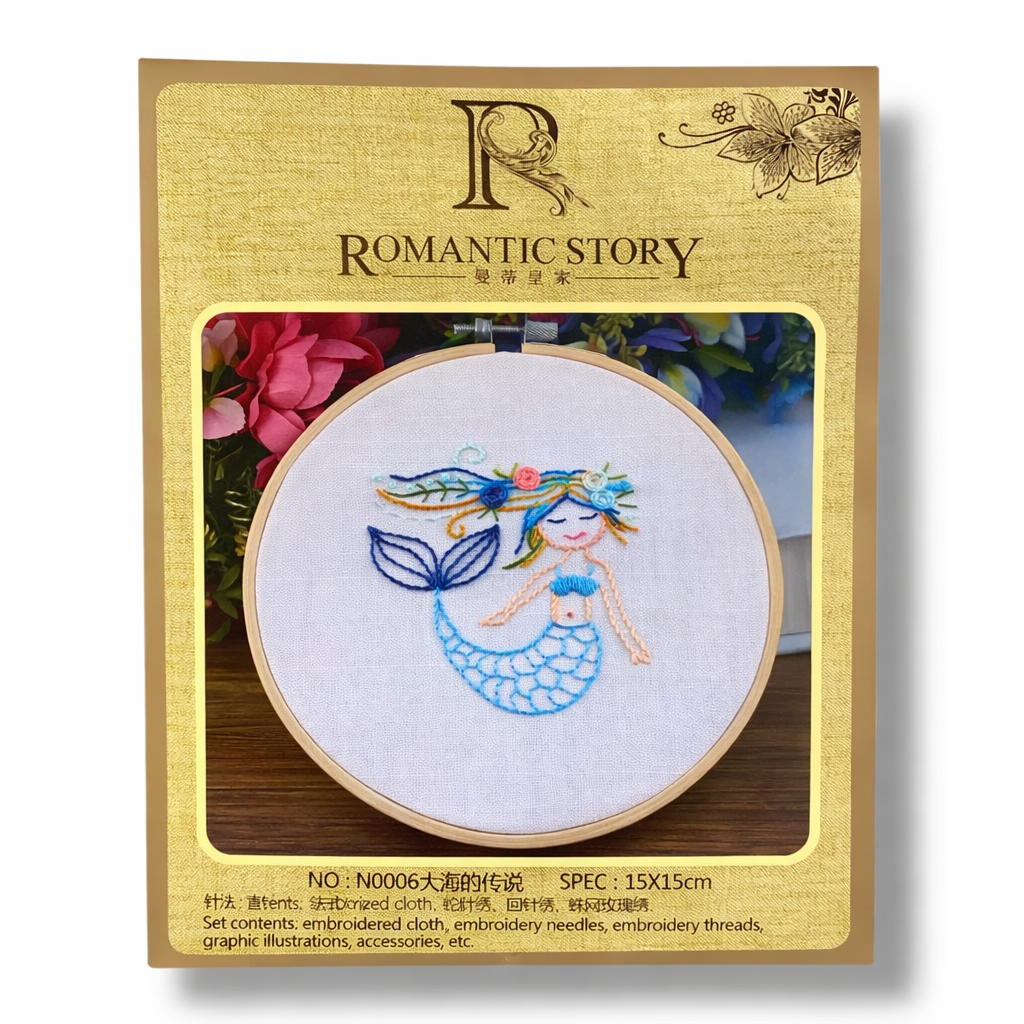 Crochet Embroidery Set 15 cm #6 || طقم كروشيه تطريز 15 سم #6