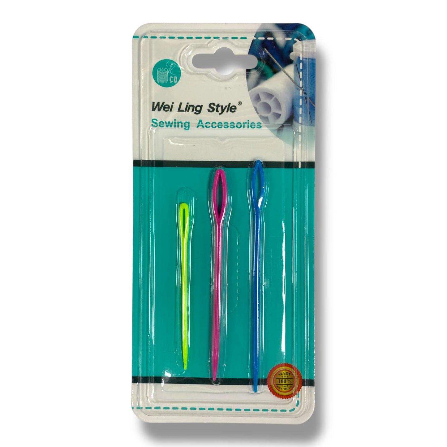 Knitting and Crochet Wide Eye Needles Assorted Color || ابرة عين كبيرة للخياطة و الكروشيه الوان متنوعة