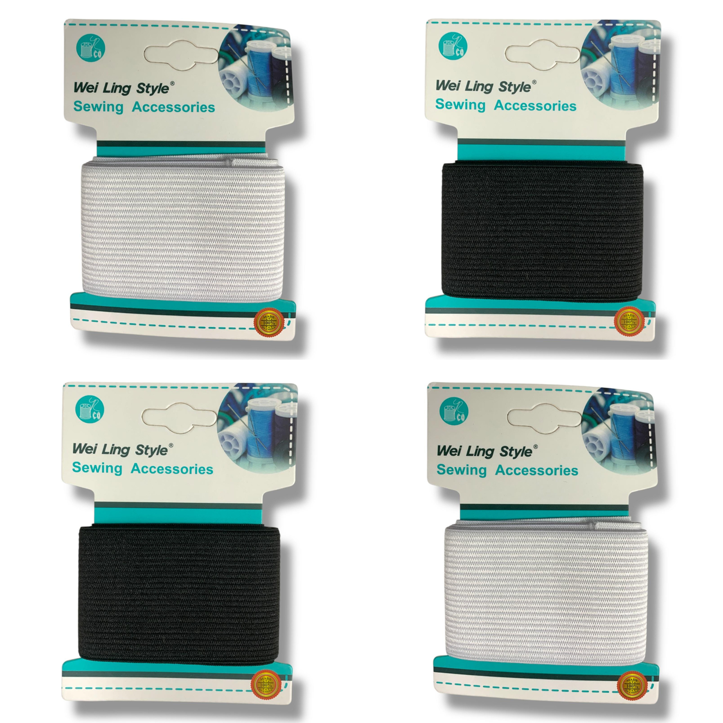 Knitting and Crochet Wide Elastic Assorted Color || مطاط عريض للخياطة و الكروشيه الوان متنوعة