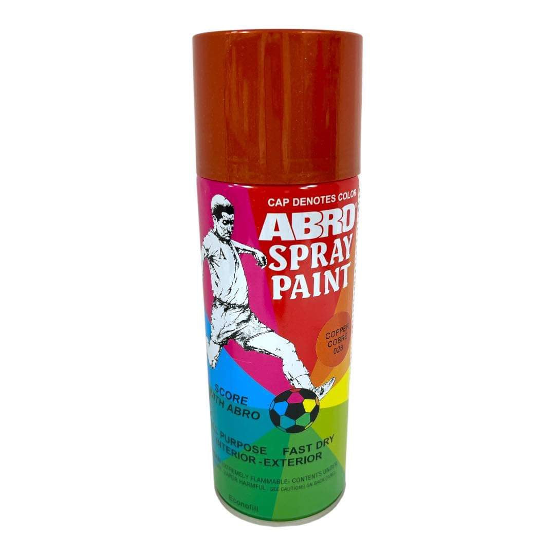 Abro Spray Paint Copper Color || دهان صبغ رش سبراي ابرو لون نحاسي