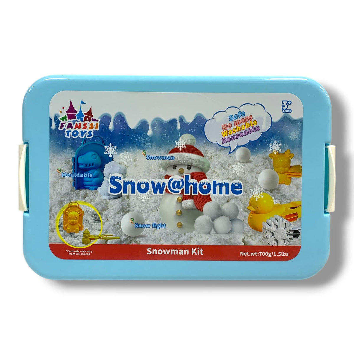Snow Home Box Set Snowman Kit || لعبة الثلج الصناعي سنو هوم بوكس رجل الثلج