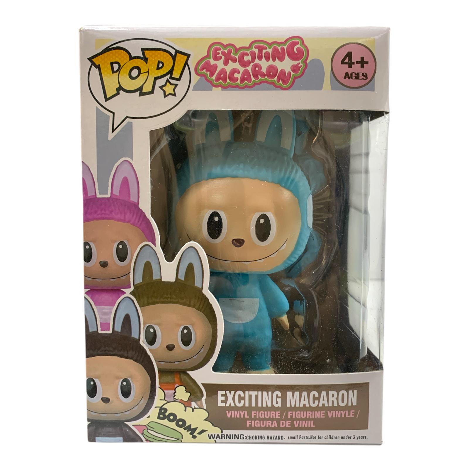 Labubu Pop Exciting Macaroon Light Blue || لعبة لابوبو بوب بوكس