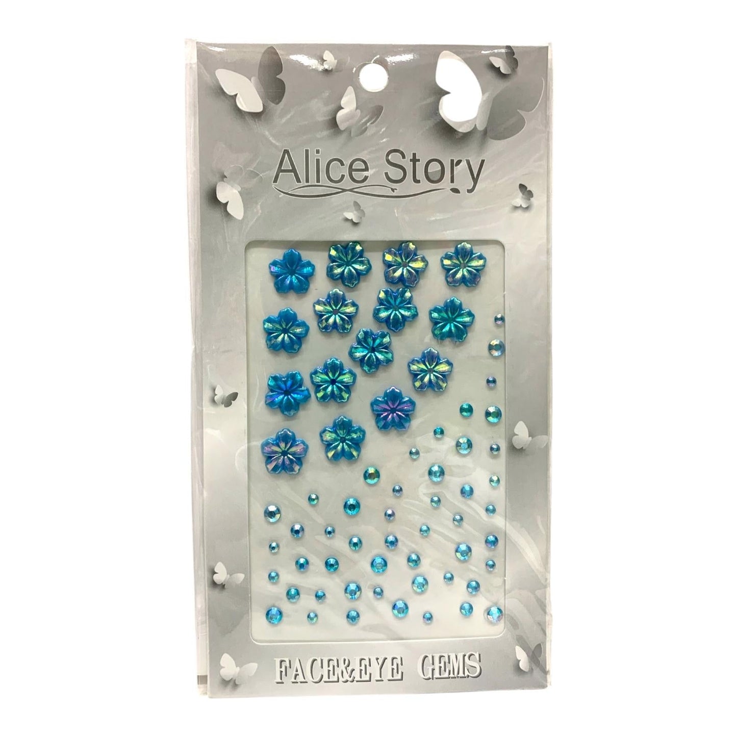 Blue Alice Story Face and Eye Stickers || ستيكر للخدود لون ازرق