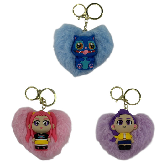 Kpop Demon Hunters Keychain Assorted Models || علاقة مفاتيح كي بوب ديمون هنتر اشكال متنوعة