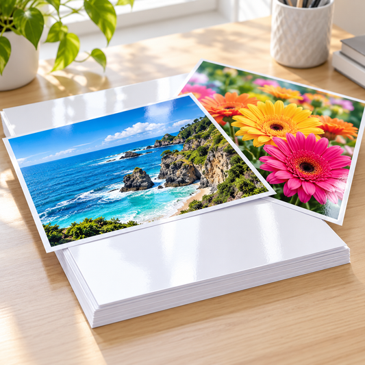 Jojo Double Side Glossy Photo Paper 200 gsm 20 pcs || ورق لامع جوجو لامع من الجهتين دبل جلوسي ٢٠٠ جرام عدد ٢٠ ورقة
