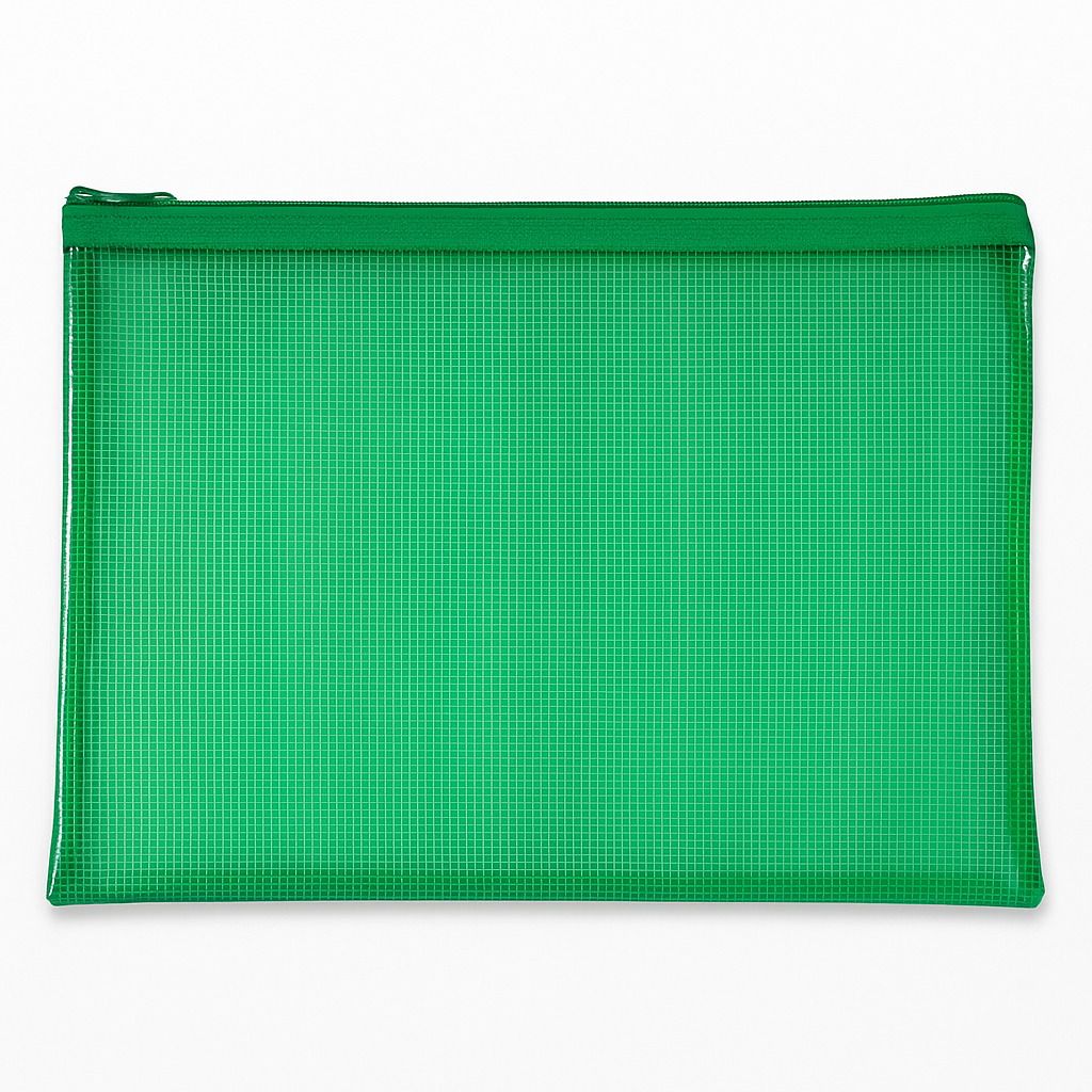 Green Zipper File B4 Size || ملف سحاب حجم بي فور لون اخضر