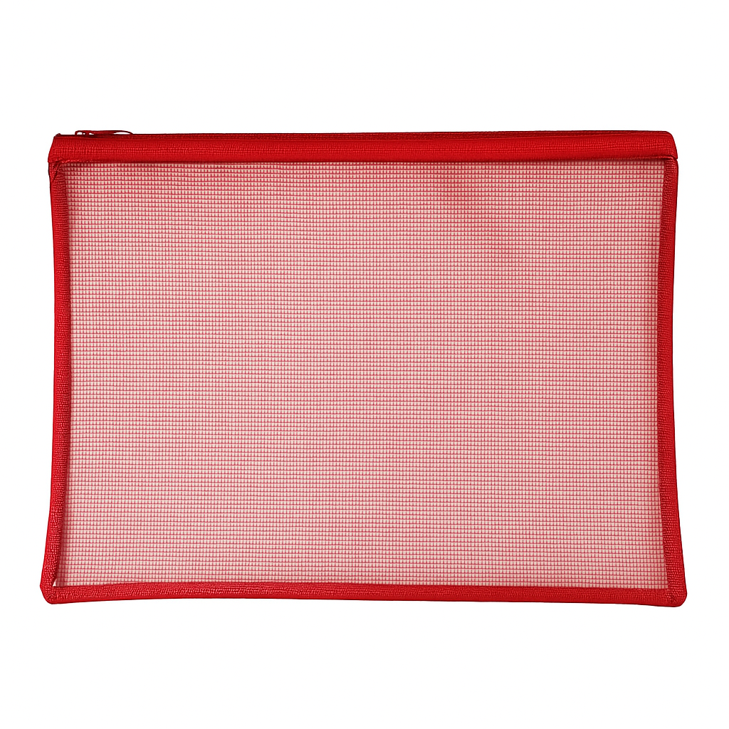 Red Zipper File B4 Size || ملف سحاب حجم بي فور لون احمر