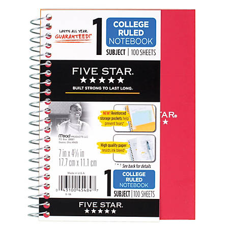 Five Star Note Book 1 Subject || دفتر فايف ستار 1 موضوع