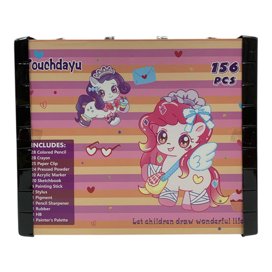 Unicorn Coloring Set 156 Pcs || مجموعة تلوين يونيكورن 156 قطعة