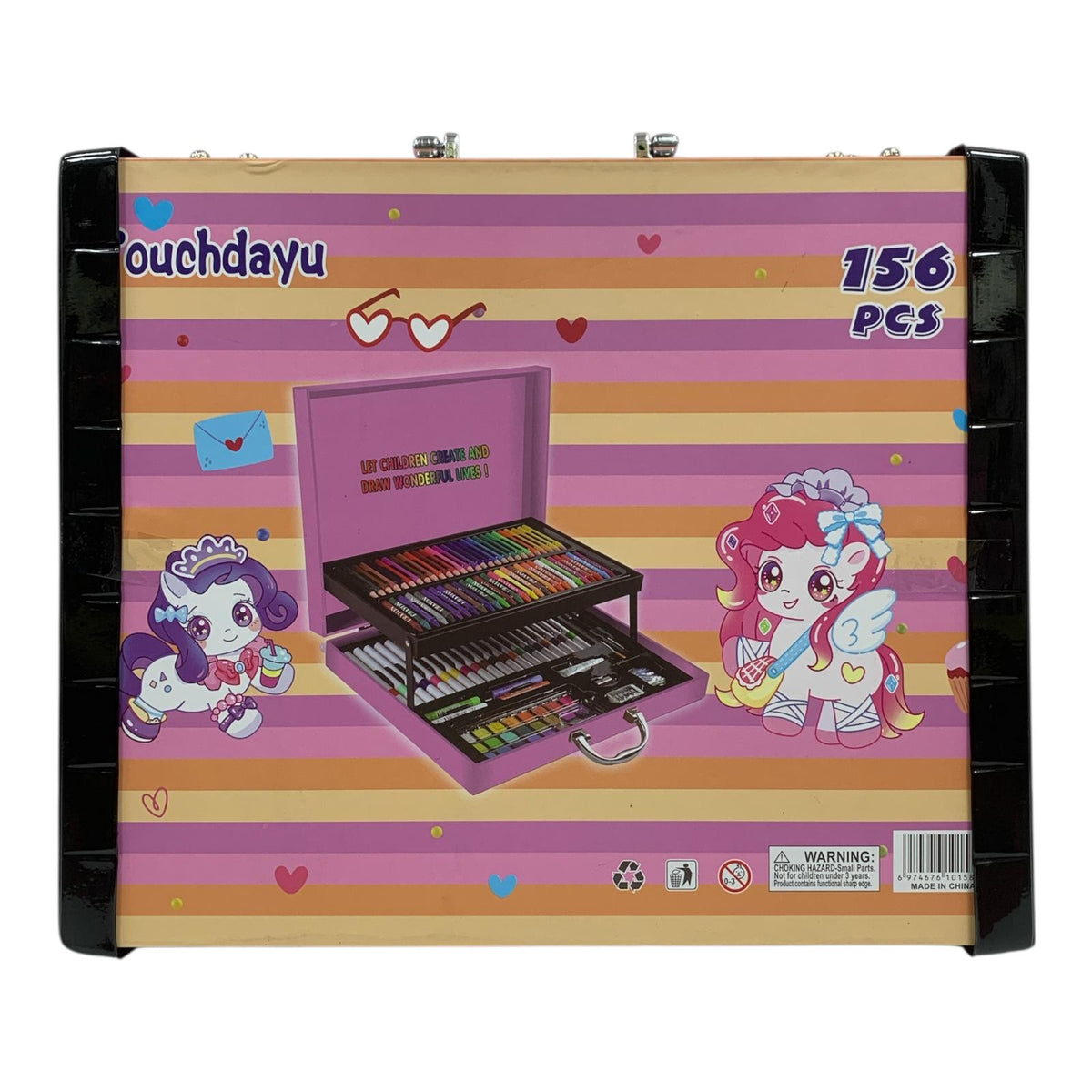 Unicorn Coloring Set 156 Pcs || مجموعة تلوين يونيكورن 156 قطعة