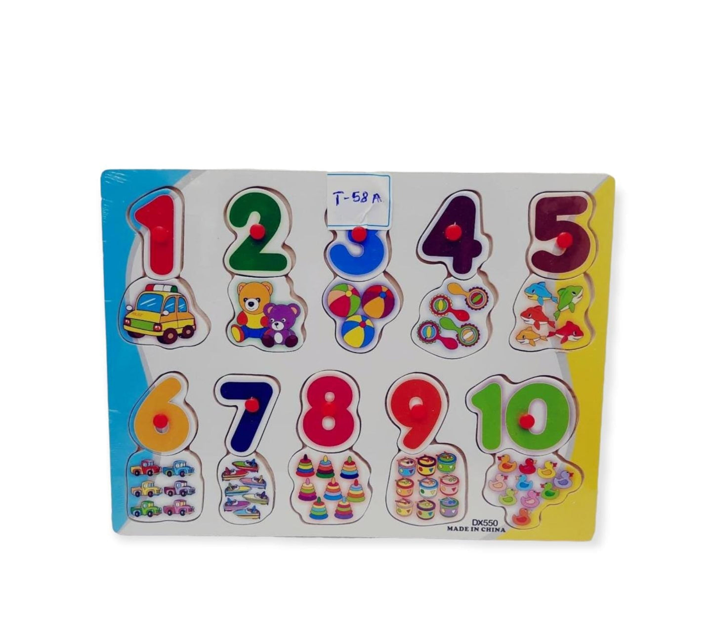 Puzzles English Numbers 10 Pcs || بازل أرقام إنجليزي ١٠ قطعة