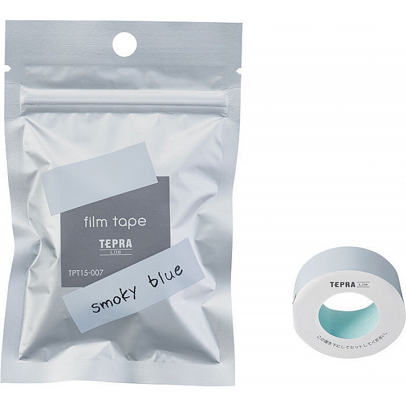 King Jim Tepra Lite Film Tape Width 11 mm Smokey Blue || تيب تعبئة كينج جيم تيبرا لايت عرض مقاس ١١ مم أزرق سموكي