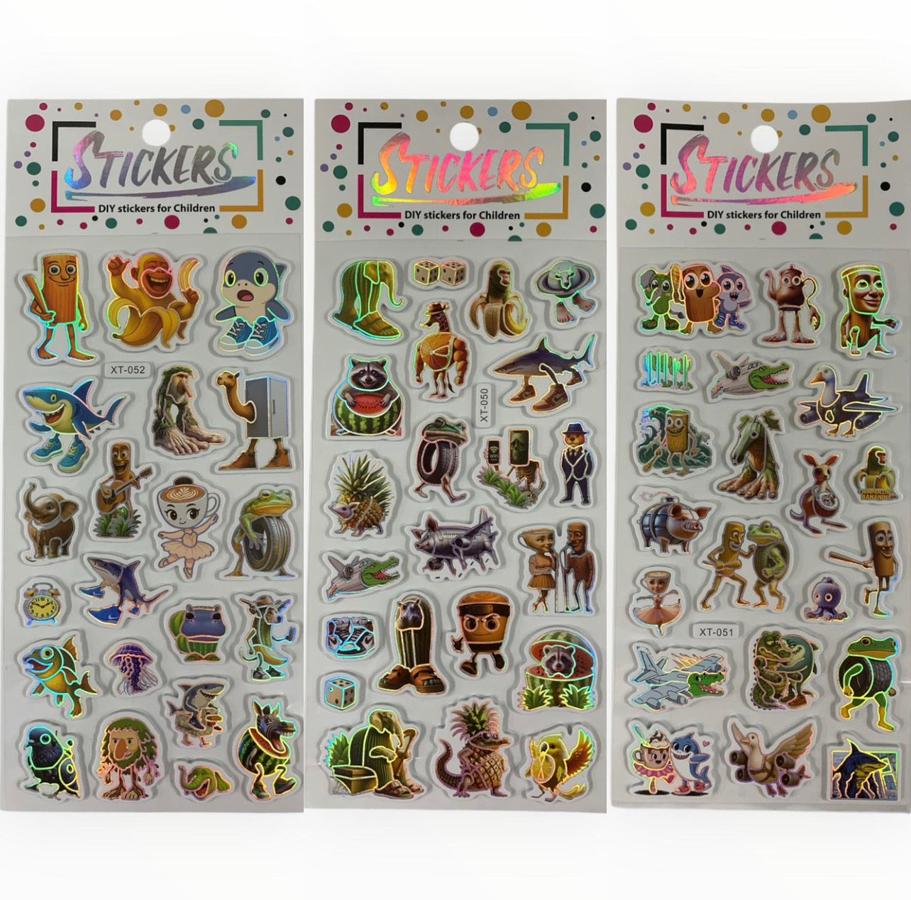 Ballerina Cappuccina And Friends Stickers Assorted Models || ستيكر باليرينا كابوتشينا و أصدقائها موديلات متنوعة