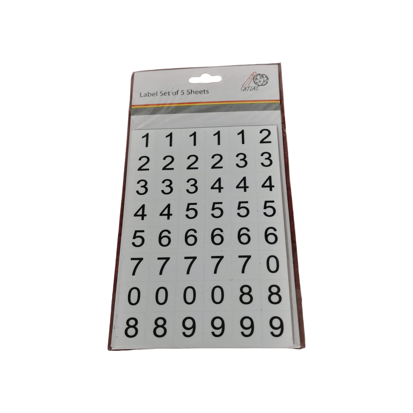 English Numbers Stickers White || ستيكرز ارقام انجليزية ابيض