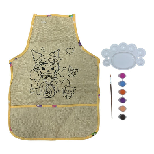 Kuromi Coloring Apron || مريول تلوين كورومي