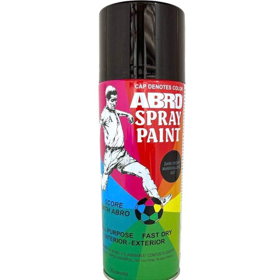 Abro Spray Paint Dark Brown || دهان صبغ رش سبراي ابرو لون بني محروق