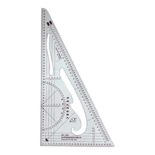 Engineering Triangle 90 Degrees Ruler || مسطرة هندسية مثلث ٩٠ درجة
