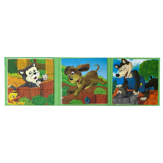 Leveled Puzzle 1 Step 37 Pcs 3 in 1 || بازل قصة ٣ في ١ عدد ٣٧ قطعة