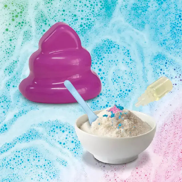 Mogtoy Rainbow Poo Bath Bombs || لعبة تصميم الباث بومب