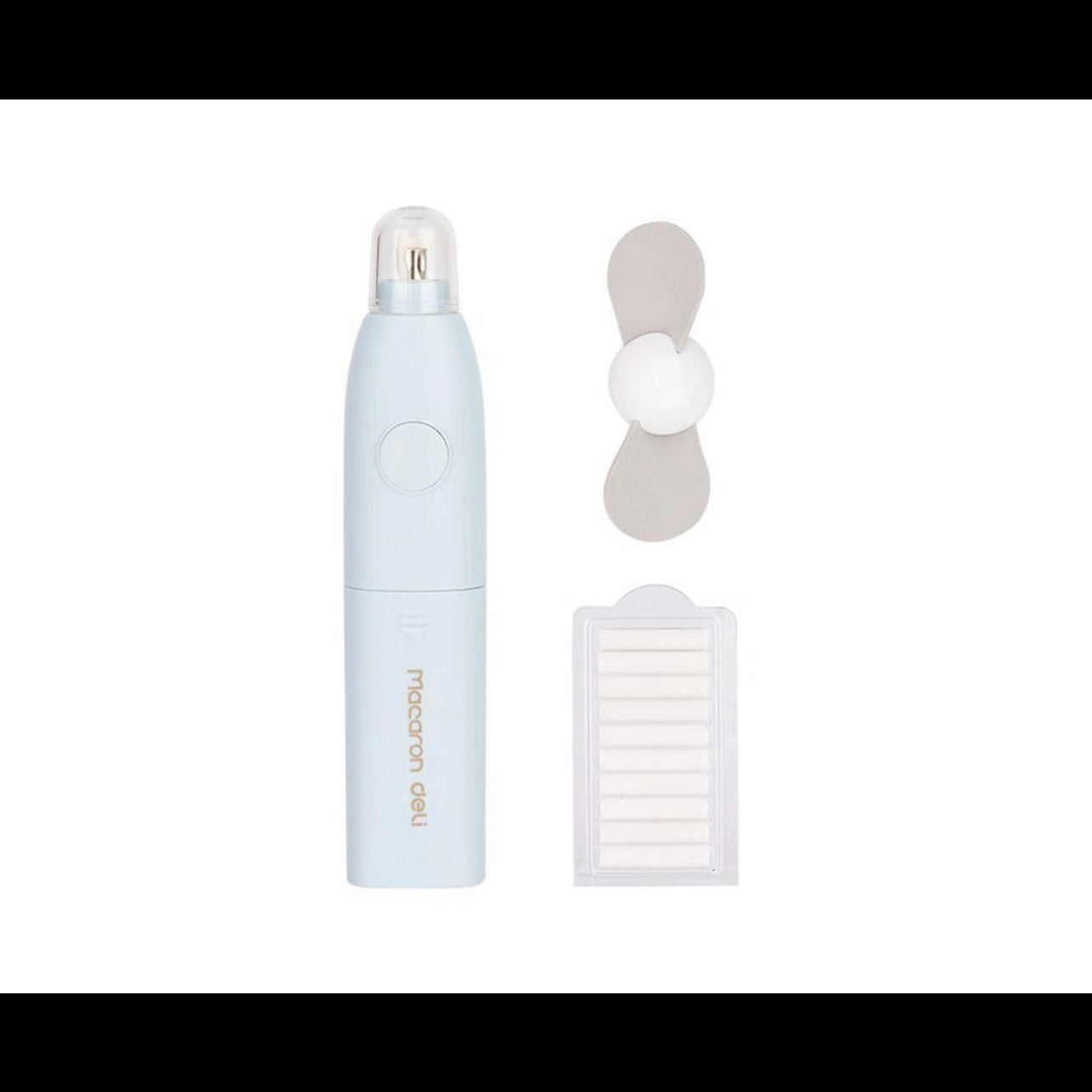 Blue Deli Macaron Electric Eraser || محاية كهربائية ديلي لون ازرق