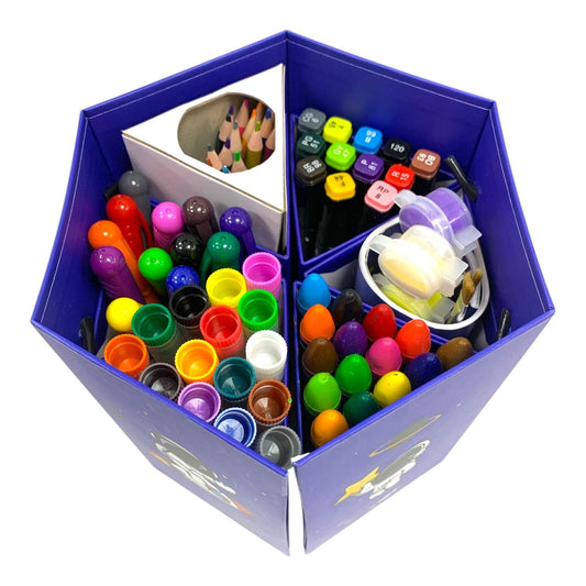 Inspiration Box For Boys 83 Pcs || بوكس التلوين السداسي للاطفال ٨٣ قطعة ولادي