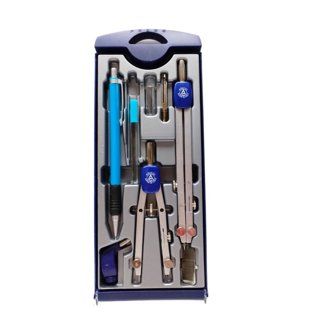 Telescopic Metal Compass || طقم فرجار ايطالي