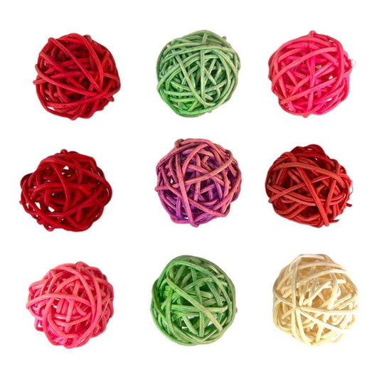 9 Pack Rattan Balls || كرات قش شد ٩ حبة
