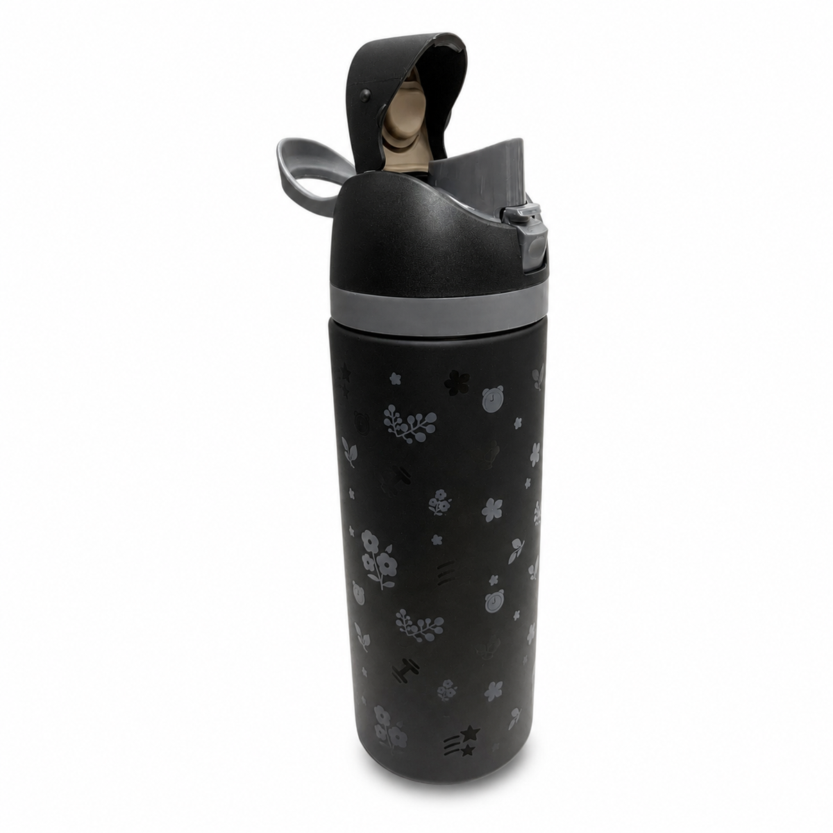 Water Bottle Rose Print Designs 850 ml #4 || مطارة ماء تصميم ورود 850 مل #4