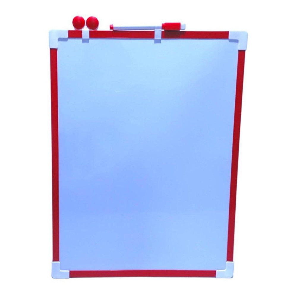 White board A3 Size Red Frame || A3 صبورة وايت بورد اطار لون أحمر حجم