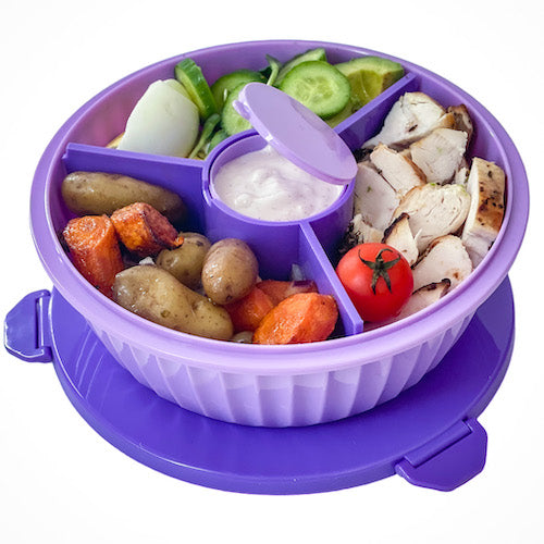 Yumbox Poke Bowl - Maui Purple || وعاء يامبوكس Poke Bowl - ماوي بنفسجي