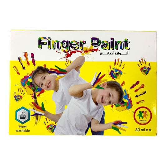 A&T Color Me Finger Paint 6 Colors || الوان اصابع كولور مي ٦ لون
