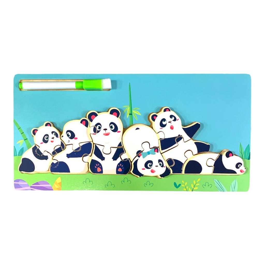 Kids Puzzle Board بازل خشب مع لوحة للاطفال