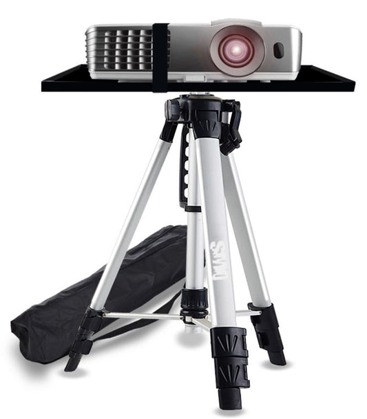 SMQ Professional Portable Projector Stand With Bag - Aluminum || إس إم كيو ستاند بروجكتور إحترافي- متنقل +حقيبة تخزين