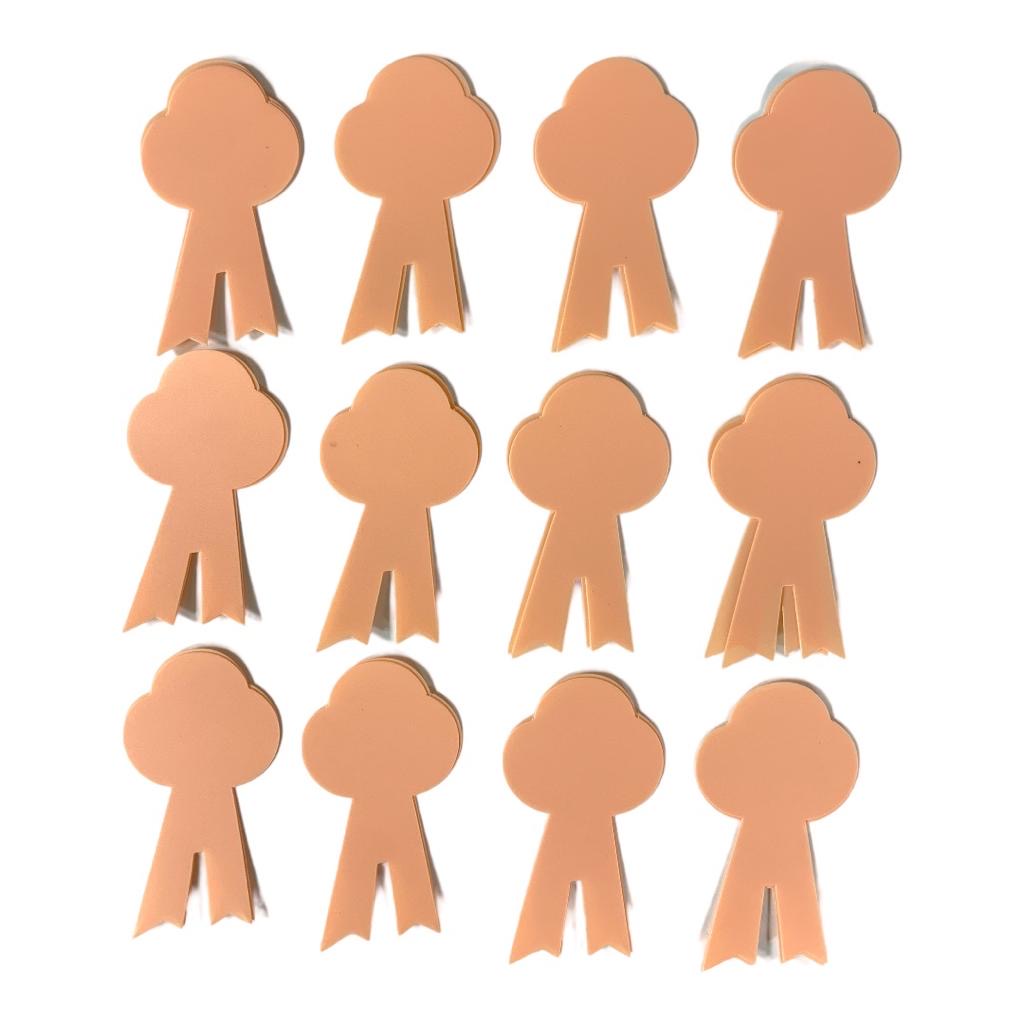 Orange Color Whiteboard Attachment Ribbon || وسائل ايضاح والعاب تربوية شكل ريبونة لون برتقالي