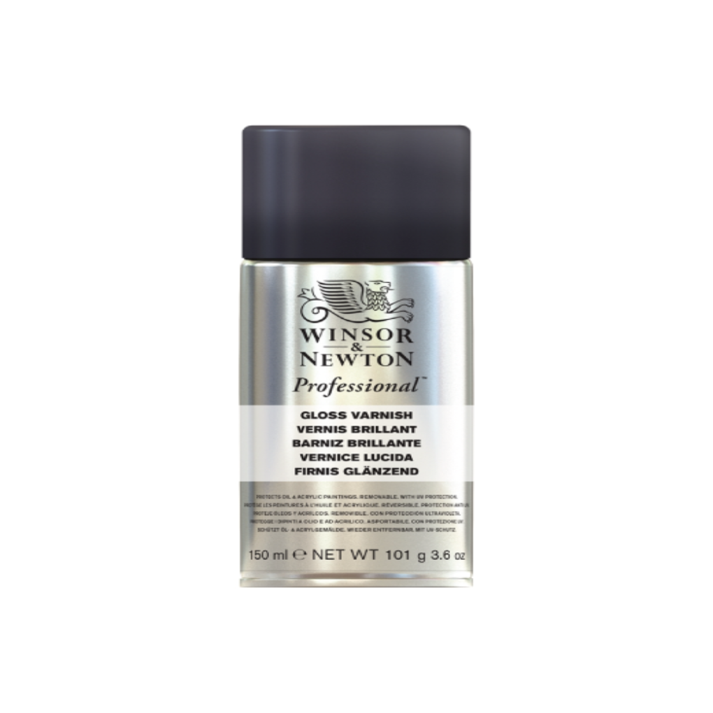 Winsor & Newton Professional Gloss Varnish || ورنيش سبراي لامع اكريليك و زيتي ونسر اند نيوتن