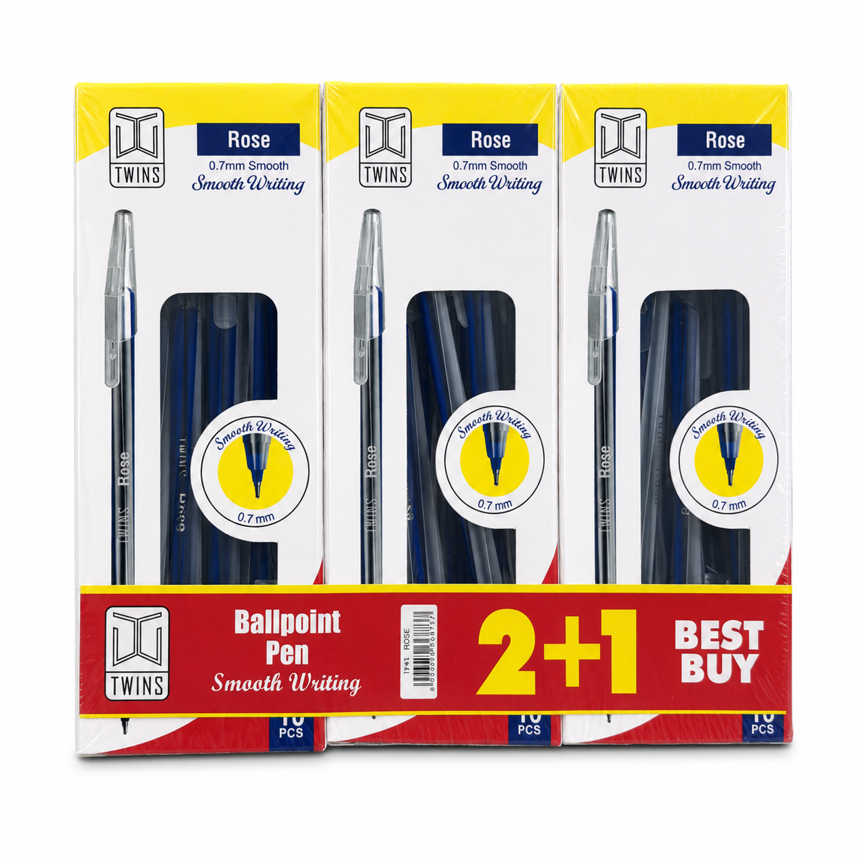 Twins Pens Package Rose 3 Pack || مجموعة اقلام حبر توينز روز 3 باكيت