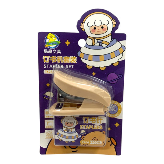 A&T Mini Stapler Set || دباسة ميني من اي اند تي مع دبابيس