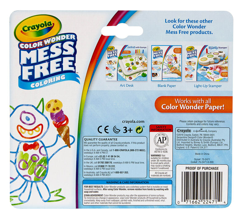 Crayola Color Wonder Mess Free Coloring 10 Markers