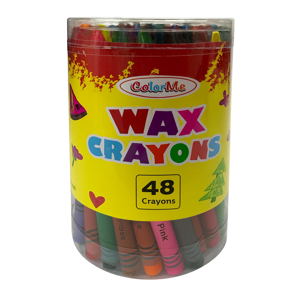 A&T Colored Wax Crayons 48 Colors || الوان شمعية اي اند تي 48 لون