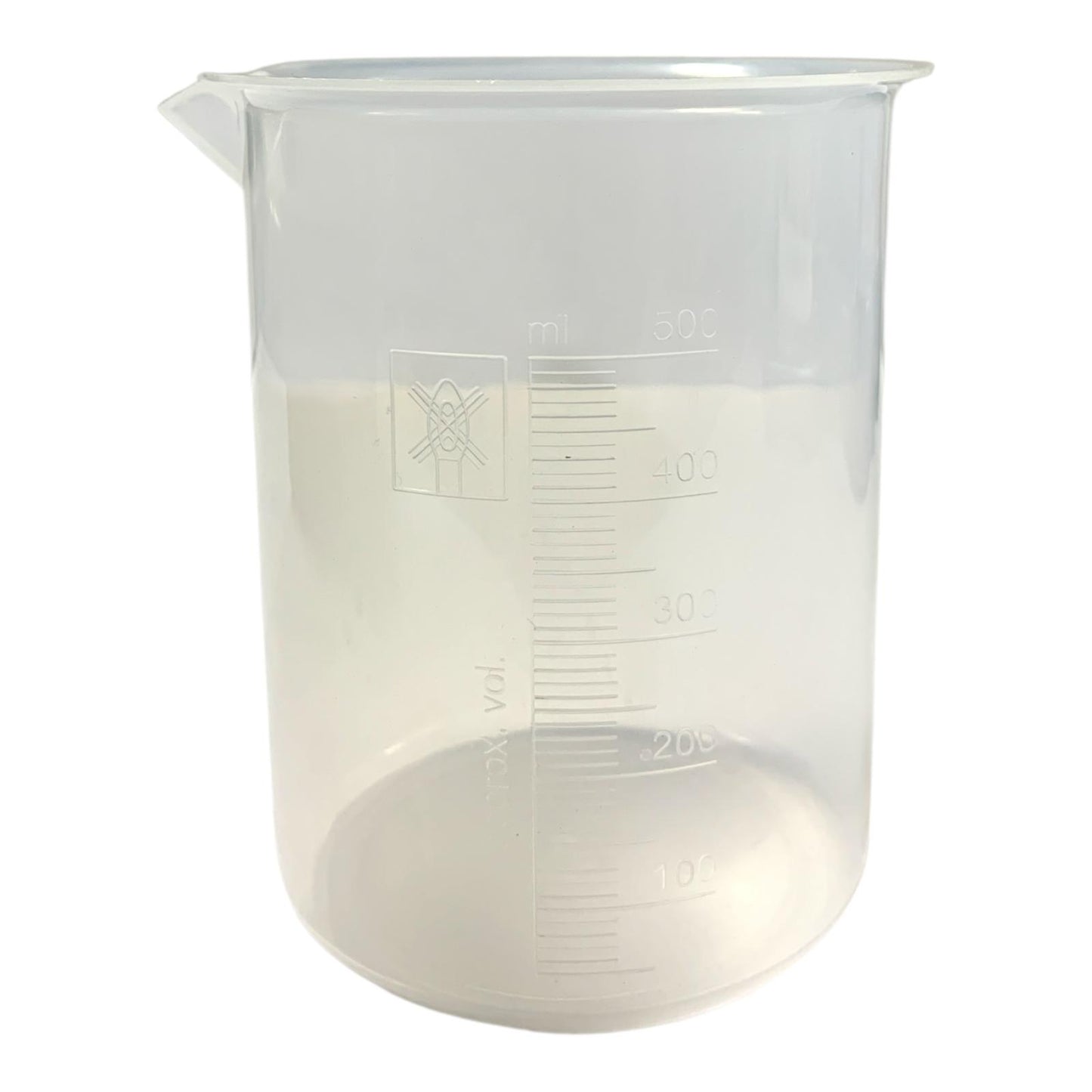 500ml Plastic Measuring Beaker with Spout || كوب قياس بلاستيكي بسعة 500 مل مع صنبور