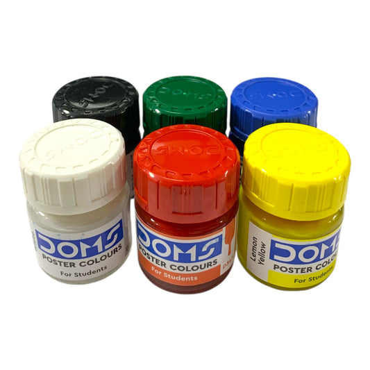 DOMS 6-Shade Poster Colours Set || الوان بوستر دومز 6 الوان