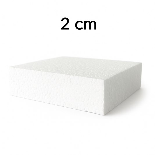 A&T DIY Foam Board 2 cm Thickness Square 40 cm || لوح فلين للشغال اليدوية اي اند تي سماكة 2 سم مقاس 40 سم